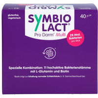 Produktbild von SymbioLact Pro Darm Multi Pulver Sticks von Klinge Pharma GmbH mit 28 Mrd. Bakterien, L-Glutamin und Biotin, glutenfrei und vegetarisch, 240 g