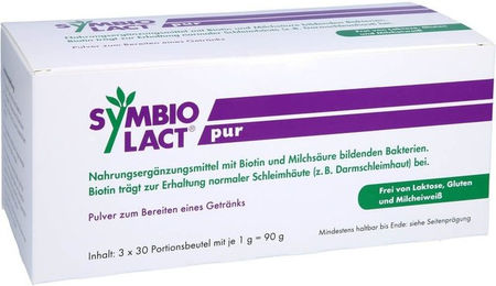 Symbiolact pur Klinge Pharma Nahrungsergänzungsmittel Pulver glutenfrei und laktosefrei 90 g – Bild 1 von 3
