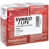 Produktbild von Symbiolife Cholesterin Control mit Phytosterinen Tabletten vegan glutenfrei laktosefrei 80 Stück