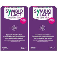 Produktbild von SymbioPharm SymbioLact Pro Darm Multi Sticks mit 28 Mrd. Bakterien, L-Glutamin und Biotin, vegetarisch und glutenfrei