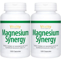 Produktbild von Synergy Worldwide Magnesium Synergy Komplex Glycinat Malat und Citrat Kapseln vegan 120 Stück