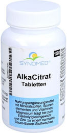 Synomed Alkacitrat Tabletten Citrat 180 Stück – Bild 1 von 1