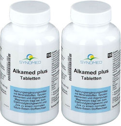 SYNOMED Alkamed plus Mineralstoff-Komplex Tabletten vegetarisch laktosefrei und glutenfrei 360 Stück – Bild 1 von 1