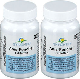 SYNOMED Anis-Fenchel Tabletten vegetarisch laktosefrei und glutenfrei 120 Stück – Bild 1 von 1