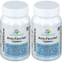 Produktbild von SYNOMED Anis-Fenchel Tabletten vegetarisch laktosefrei und glutenfrei 120 Stück
