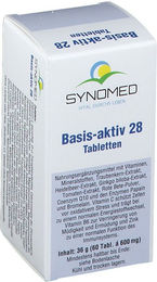 SYNOMED Basis-aktiv 28 Tabletten vegetarisch laktosefrei und glutenfrei – Bild 1 von 1