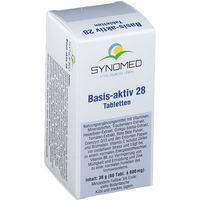 Produktbild von SYNOMED Basis-aktiv 28 Tabletten vegetarisch laktosefrei und glutenfrei