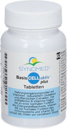 Synomed BASIS CELL aktiv Plus Tabletten vegetarisch laktosefrei und glutenfrei – Bild 1 von 1