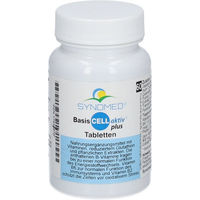 Produktbild von Synomed BASIS CELL aktiv Plus Tabletten vegetarisch laktosefrei und glutenfrei