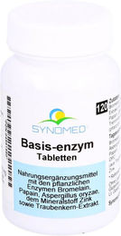 Synomed Basis-Enzym Multi-Enzym-Komplex Tabletten vegetarisch glutenfrei laktosefrei 120 Stück – Bild 1 von 1
