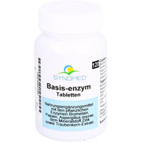 Produktbild von Synomed Basis-Enzym Multi-Enzym-Komplex Tabletten vegetarisch glutenfrei laktosefrei 120 Stück