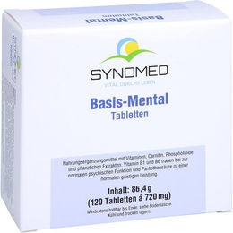 SYNOMED Basis Mental Anti-Stress-Komplex Tabletten laktosefrei und ohne Zusatzstoffe 120 Stück – Bild 1 von 1