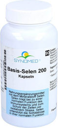 SYNOMED Basis Selen Natriumselenit 200 µg Kapseln 90 Stück glutenfrei ohne Gelatine – Bild 1 von 1