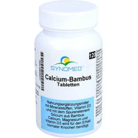 Produktbild von Synomed Calcium-Bambus Tabletten 120 Stück vegetarisch laktosefrei glutenfrei ohne Zusatzstoffe