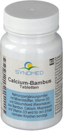 SYNOMED Calcium-Bambus Tabletten mit Algenkalk Sango vegetarisch laktosefrei und glutenfrei – Bild 1 von 1