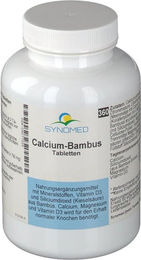 SYNOMED Calcium-Bambus Tabletten mit Algenkalk Sango vegetarisch laktosefrei und glutenfrei – Bild 1 von 1
