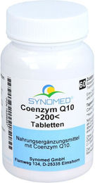 SYNOMED Coenzym Q10 Ubiquinon 200 mg Tabletten 60 Stück laktosefrei und glutenfrei – Bild 1 von 1