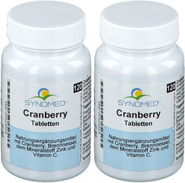 SYNOMED Cranberry Kräuter-Komplex Tabletten glutenfrei ohne Zusatzstoffe 240 Stück – Bild 1 von 1