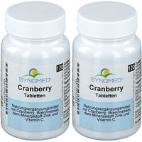 Produktbild von SYNOMED Cranberry Kräuter-Komplex Tabletten glutenfrei ohne Zusatzstoffe 240 Stück