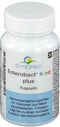 Synomed Enterobact Kind plus Kapseln vegan für Kinder 30 Stück – Bild 1 von 1
