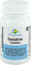 SYNOMED Gelatine Tabletten aus Rind laktosefrei und glutenfrei – Bild 1 von 1