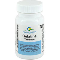 Produktbild von SYNOMED Gelatine Tabletten aus Rind laktosefrei und glutenfrei