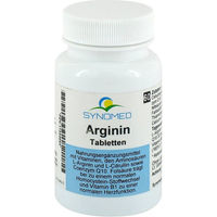 Produktbild von SYNOMED L-Arginin Tabletten vegetarisch laktosefrei und glutenfrei 60 Stück