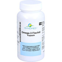 Produktbild von SYNOMED Omega-3 Fischöl Kapseln 100 Stück laktosefrei und glutenfrei
