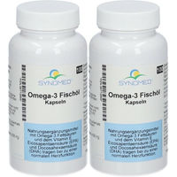Produktbild von SYNOMED Omega-3 Fischöl Kapseln laktosefrei und glutenfrei