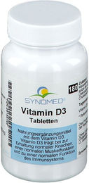 Synomed Vitamin D3 1000 IE Tabletten 180 Stück – Bild 1 von 1