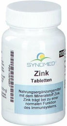 SYNOMED Zink Gluconat Tabletten glutenfrei und laktosefrei 100 Stück – Bild 1 von 1