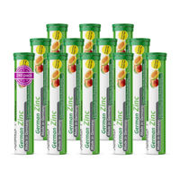 Produktbild von T&D Pharma Zink Brausetabletten Pfirsich-Maracuja 5 mg Zink zuckerfrei 240 Stück