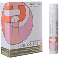 Produktbild von Tam Plenus High Collagen Shots Trinkampullen mit Rinderkollagen