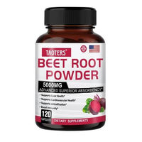 Produktbild von Taoters Beet Root Powder Rote Bete Pulver 5000 mg Kapseln 120 Stück