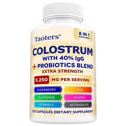 Taoters Colostrum + Probiotics Blend 5250mg Kapseln für Erwachsene 120 Stück – Bild 1 von 3