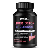 Produktbild von Taoters Liver Detox & Cleanse Nahrungsergänzungsmittel 120 Kapseln