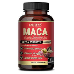Taoters Maca Nahrungsergänzungsmittel 8050 mg Kapseln 120 Stück – Bild 1 von 4