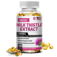 Produktbild von Taoters Milk Thistle Extract 6000 mg Kapseln 120 Stück