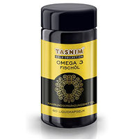 Produktbild von Tasnim Fischöl Omega 3 Kapseln mit 3000 mg Fischöl pro Tagesdosis, 60 Fischgelatine Kapseln, ohne Zusatzstoffe