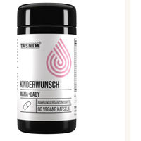 Produktbild von Tasnim Mama + Baby Kinderwunsch Kapseln vegan laktosefrei und glutenfrei für Frauen, Schwangere und Stillende