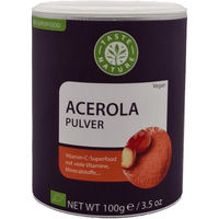 Produktbild von Taste Nature Bio Acerola Pulver mit Hagebutte vegan glutenfrei laktosefrei