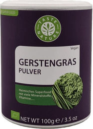 Taste Nature Bio Gerstengras Pulver vegan und ohne Zusatzstoffe – Bild 1 von 1