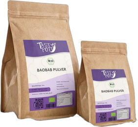 Tasty Pott Bio Baobab Pulver Superfood Vegan 1000g – Bild 1 von 4