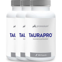Produktbild von TAURAPRO Magnesiumtaurat Magnesium Kapseln ohne Zusatzstoffe