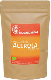 TAUSENDKRAUT Acerola Hagebutte Pulver BIO – Bild 1 von 2