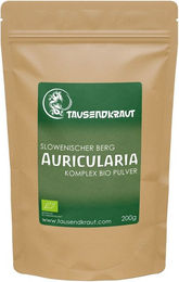 Tausendkraut Auricularia Vitalpilz Judasohr Pulver Bio – Bild 1 von 2