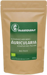 Tausendkraut Auricularia Vitalpilz Pulver Bio Judasohr – Bild 1 von 3