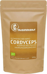 Tausendkraut Cordyceps Vitalpilz Pulver Bio – Bild 1 von 2