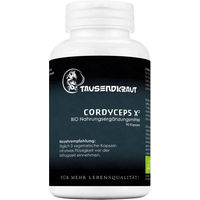 Produktbild von Tausendkraut Cordyceps X² BIO Kapseln 90 Stück