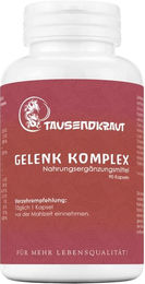 Tausendkraut Gelenk Komplex Kapseln mit MSM Chondroitin Glucosamin Kupfer und Aminosäuren 90 Stück – Bild 1 von 2